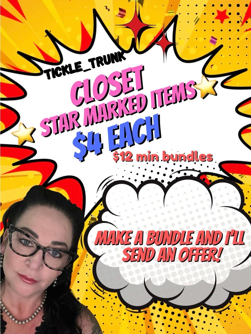 2️⃣ Toonie Items! Star ⭐️ marked items $4(min $12 bundles)